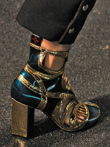 Glam-Rock Ankle Boots from Louis Vuitton #LV