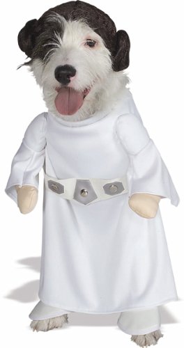 This will be my dogs #halloween costume! Star Wars Princess Leia!