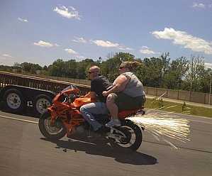 Riding at the back of a bike | #wtf