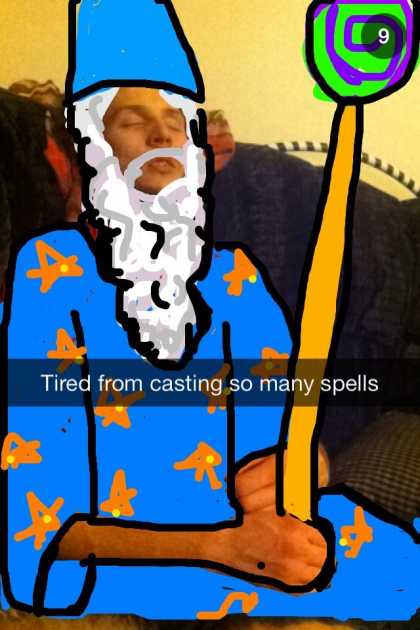 #BestSnaps: on Snapchat.... "You shall not pass!"