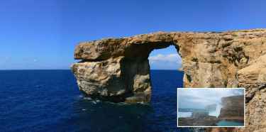Malta's Iconic Landmark 'Azure Window' Collapsed Into The Sea