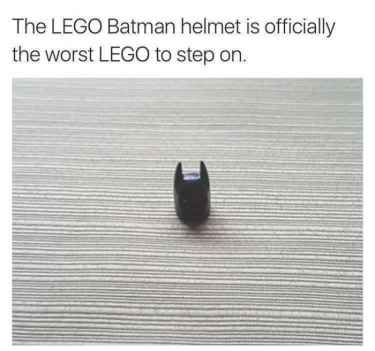 The #LEGO #batman helmet nightmare...