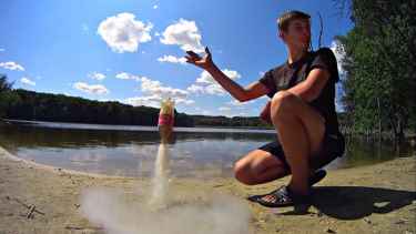 Combining coke and butane will make you a bottle rocket! Watch this video.