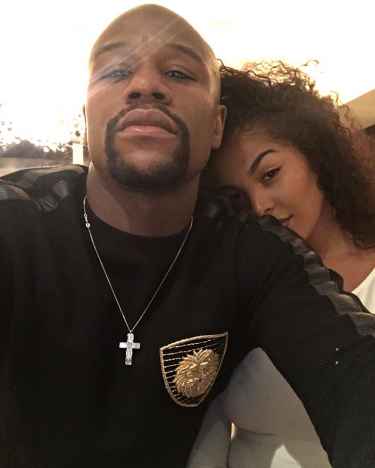 Floyd Mayweather appeared on an Instagram post with his rumored 19 year old girldfriend