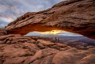 Mesa Arch Sunset in Utah