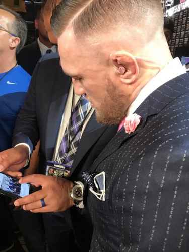 Conor McGregor Suit Spells 'F*ck You'