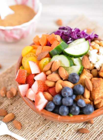 Eat healthy with fruits and nuts...