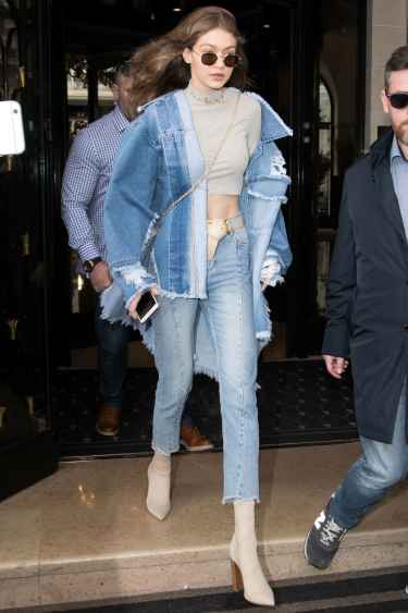 #StyleInspiration: Gigi Hadid rocks in oversized denim jacket