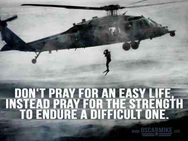 #MondayMotivation: Don't pray for an easy life, instead pray for the strength to endure a difficult one.