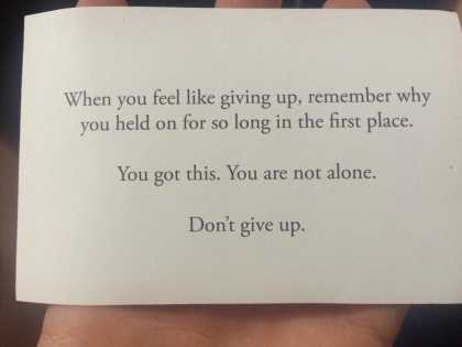Don't give up... You got this! 👍