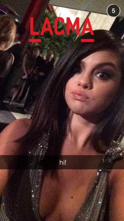 Selena Gomez Snapchat Username @SelenaGomez
