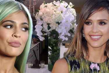 Kylie Jenner Sends Jessica Alba a Bouquet of Flowers to Make Amends