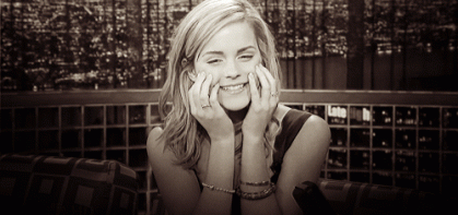 I'm just gonna leave a smiling Emma Watson here...