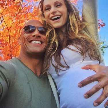 The Rock and girlfriend Lauren Hashian is expecting a baby