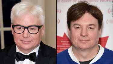 Mike Myers is officially Steve Martin with his new silver hair