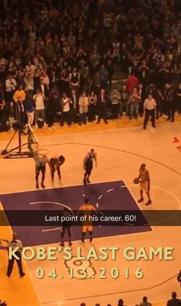 Kobe Bryant Scored 60 Points On His Last Game, What a Great Ending For One Of The NBA's Greats!