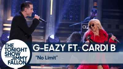 G-Eazy - No Limit ft. Cardi B live at The Tonight Show