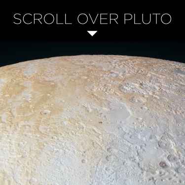 Scroll Over #Pluto