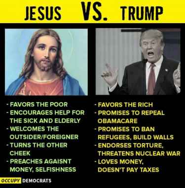 Jesus vs. Trump