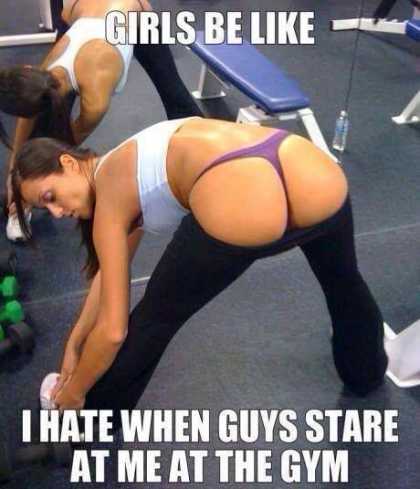 Why wouldn't I stare? #LOL