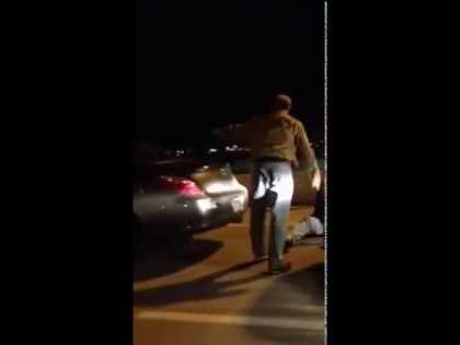 Road rage resulted in assault, the assailant got knocked-out!