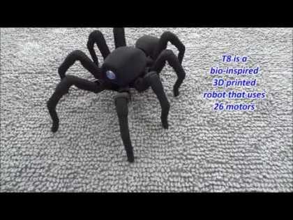 #Tech: T8, a 3D printed wirelessly controlled bio-inspired octopod robot