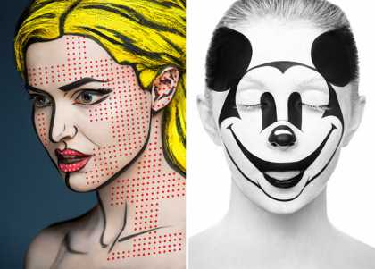 Insane #Makeup Turns Models Into 2-D Paintings Of Famous Artists