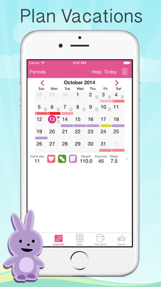 #HealthAndFitness: Period Plus iPhone App (Menstrual, Fertile, Ovulation, Calendar, Tracker)