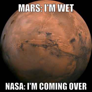 We now know #Mars is wet...