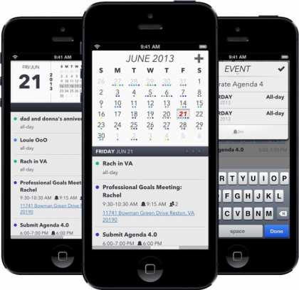iOS Calendar App Agenda Hits Version 4.0 With New Design | #iPhoneApps #productivity