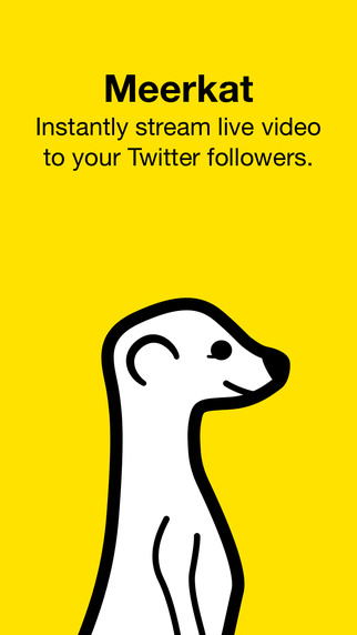 Meerkat - Tweet Live Video iOs App