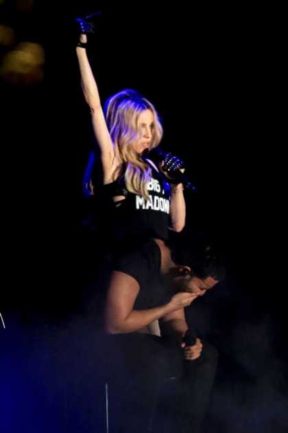 Drake looked disgusted after Madonna made out with him on stage at Coachella