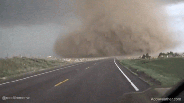 Extreme up-close video of huge tornado near Wray, Colorado!