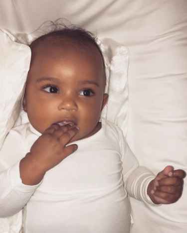 Kim Kardashian Shared a Cute Photo of Baby Saint West on Instagram!