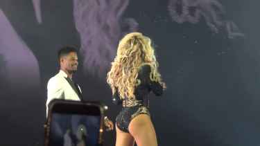 Beyonce stopped performing "Single Ladies" so a guy can propose on the stage and put a ring on it