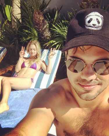 Billie Lourd and Taylor Lautner vacationing in Cabo after family deaths