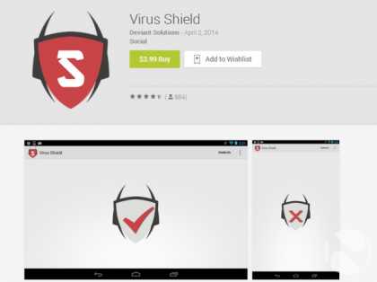 'Virus Shield', the #1 paid app in the Google Playstore is a #scam