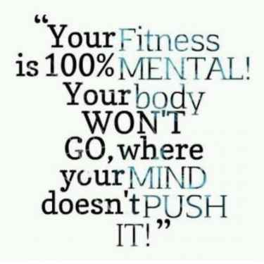 Your #Fitness is 100% Mental...