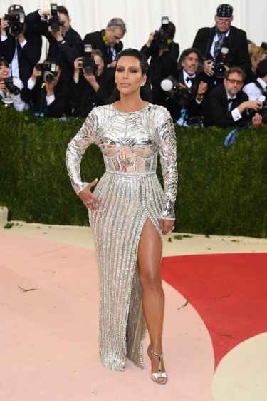 Kim Kardashian at Met Gala 2016 Red Carpet