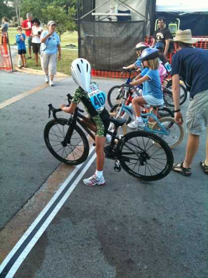 Child bike #racing is not just a game...