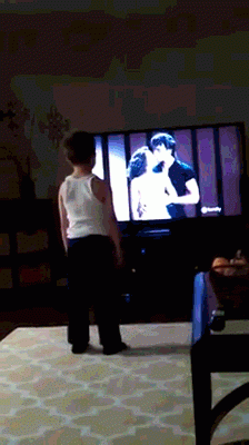 This is me when I'm watching "Dancing With The Stars" #Funny #Gif