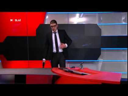 A Gunman Storms Dutch TV Live On Air!