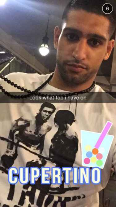 #Boxing: Amir Khan Snapchat Username @amirkhanboxer