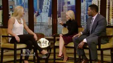 Holly Holm Talks About Her UFC93 Win on LIVE with Kelly and Michael