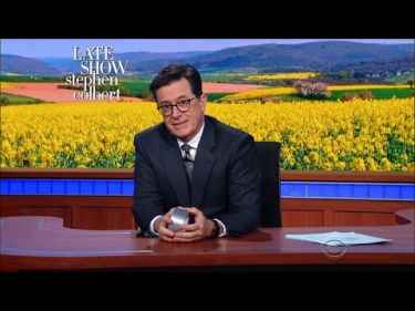 Stephen Colbert Talks About Gwyneth Paltrow's Magic Healing Stickers
