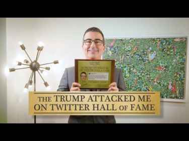 John Oliver Joins The 'Trump Attacked Me On Twitter' Hall Of Fame