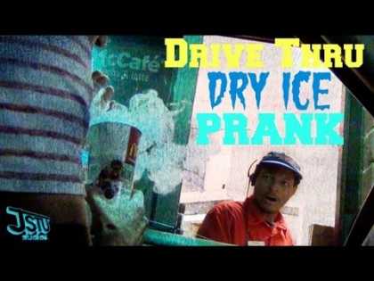 Drive Thru Dry Ice #Prank