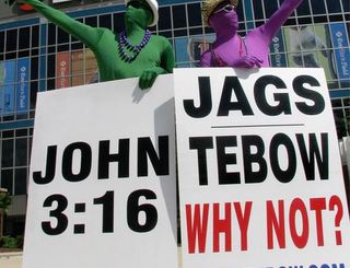Tim #Tebow Rally Held by Jacksonville Fans