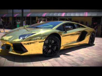 Worlds First #Gold Plated #Lamborghini #Aventador LP700-4
