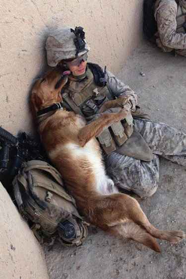 I don't care if we are in combat or home... #aww